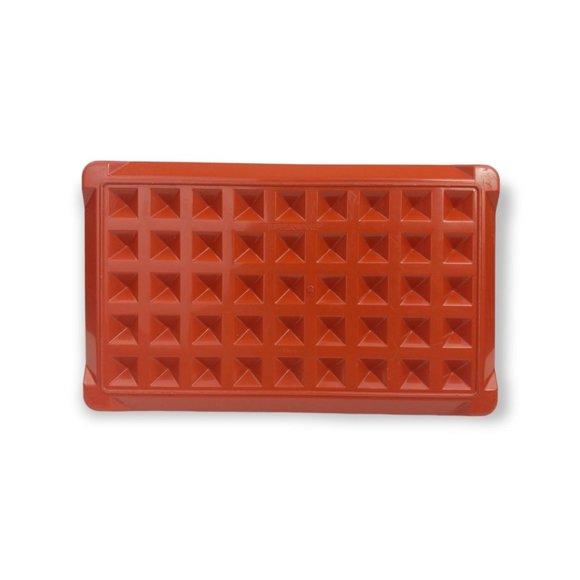 Tupperware Paprika Red Microwave Bacon Sheet / Marinade Container (Flat) 10 x 6 - Picture 3 of 4